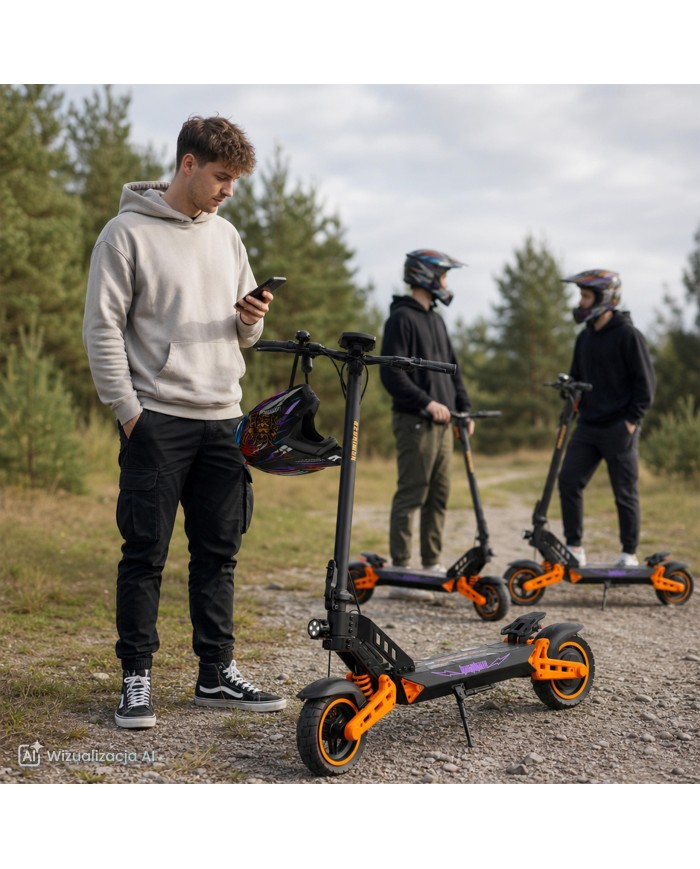 Hulajnoga elektryczna Kamikaze K1 Lite + Stacyjka