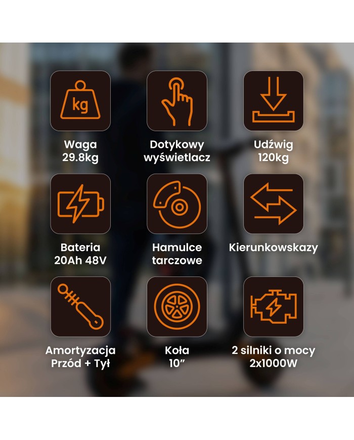 Pojazd elektryczny Kamikaze G2 Max