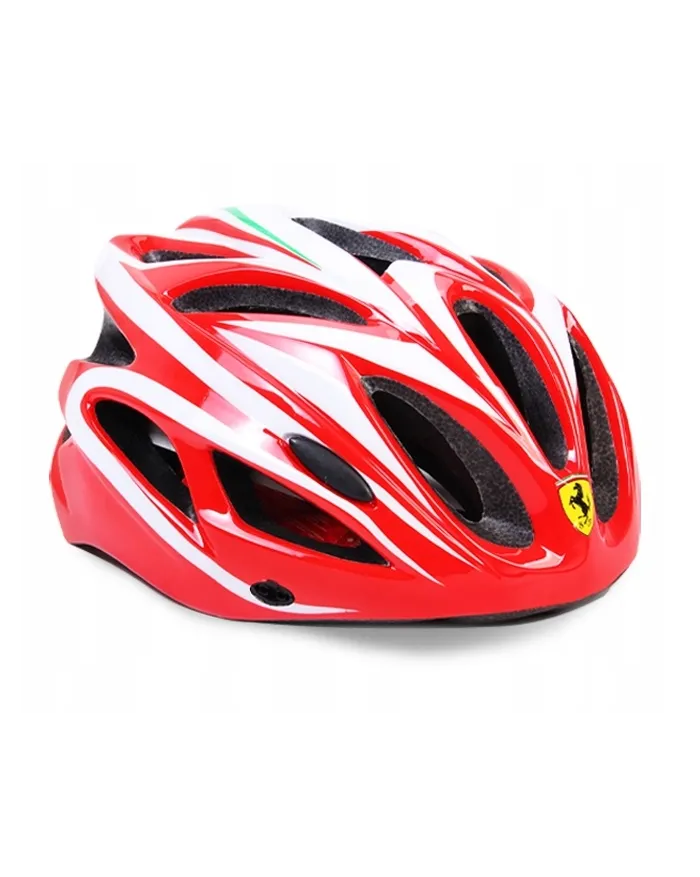 Kask rowerowy i skateingowy miejski Ferrari FAH35 Red
