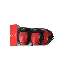 Ferrari zestaw ochraniaczy dla dzieci na kolana, łokcie i nadgarstki r. XXS czerwone