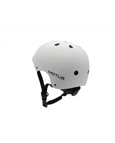 Regulowany kask MOTUS biały rozmiar M na rower, hulajnogę elektryczną