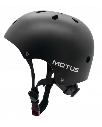 Regulowany kask MOTUS czarny rozmiar S na rower, hulajnogę elektryczną