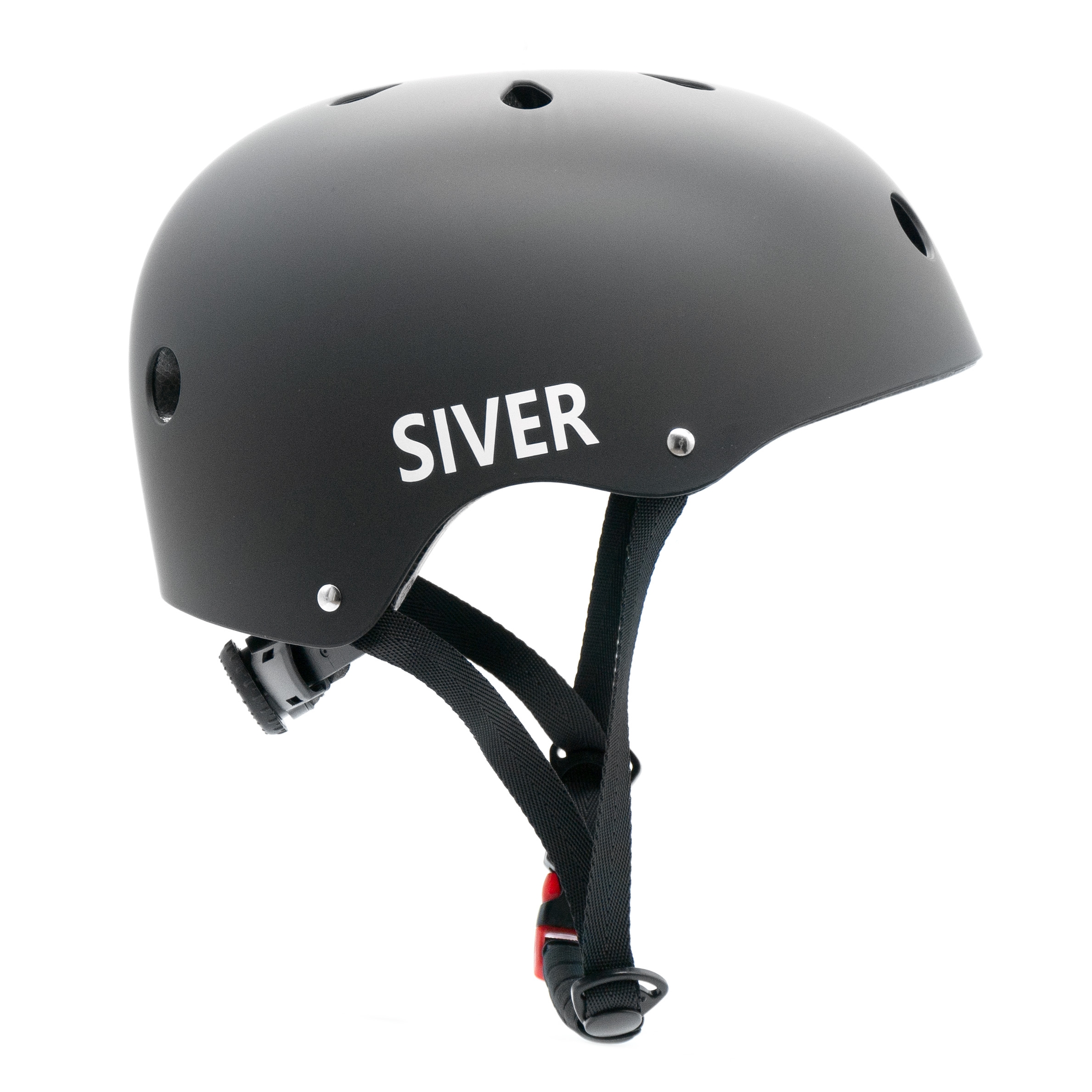 Kask rowerowy regulowany SIVER rozmiar S czarny