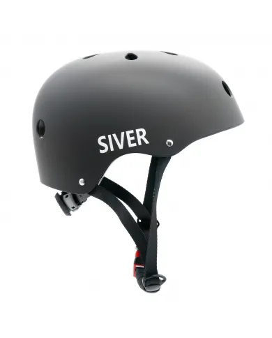 Kask rowerowy regulowany SIVER rozmiar M czarny