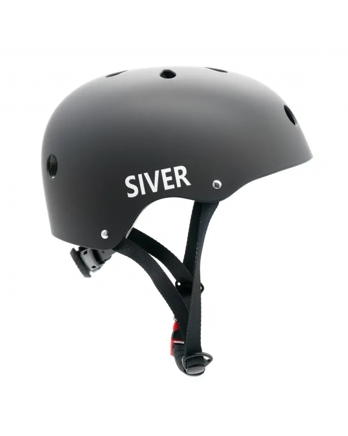 Kask rowerowy regulowany SIVER rozmiar M czarny