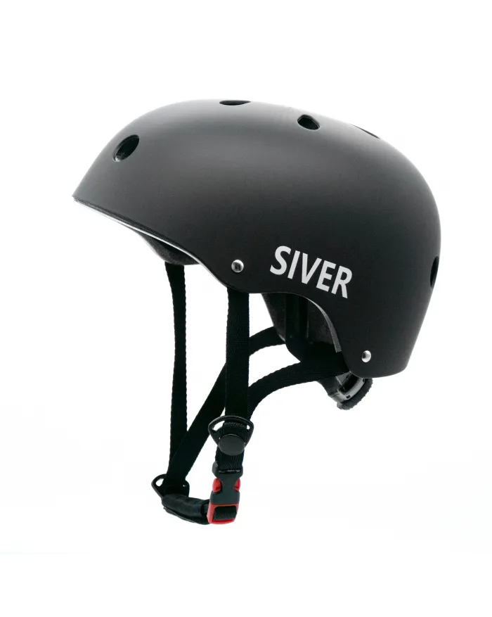 Kask rowerowy regulowany SIVER rozmiar L czarny