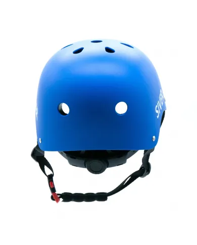 Kask rowerowy regulowany SIVER rozmiar S niebieski