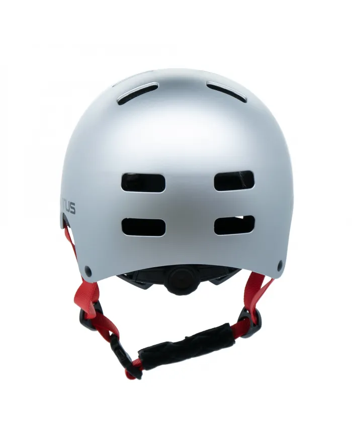 Kask dziecięcy rowerowy MOTUS MD-107 rozmiar M/S srebny