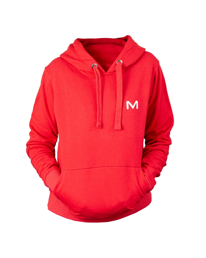 Bluza damska MOTUS z kapturem rozmiar M/L kolor czerwony