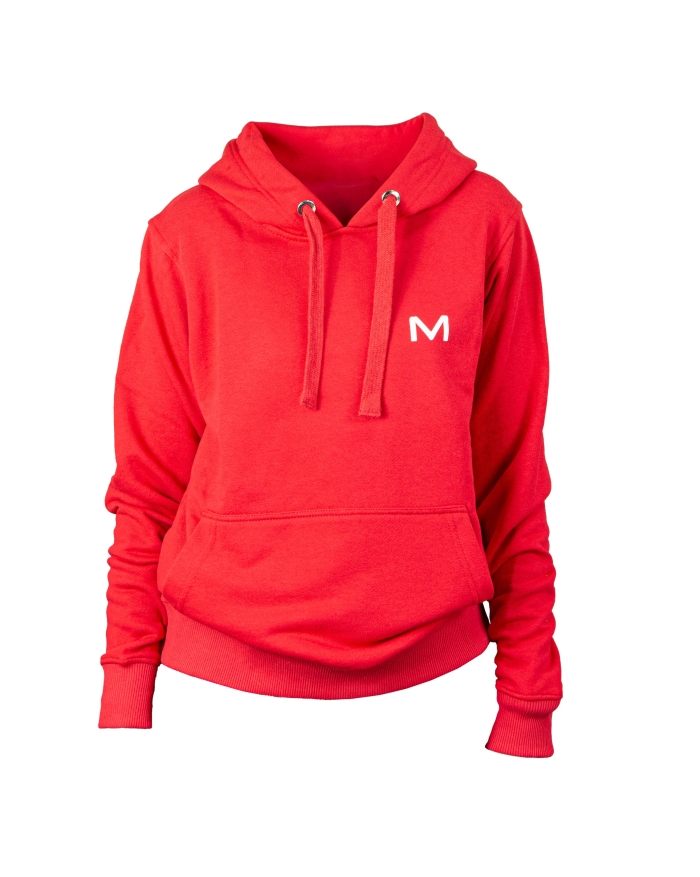 Bluza damska MOTUS z kapturem rozmiar M/L kolor czerwony