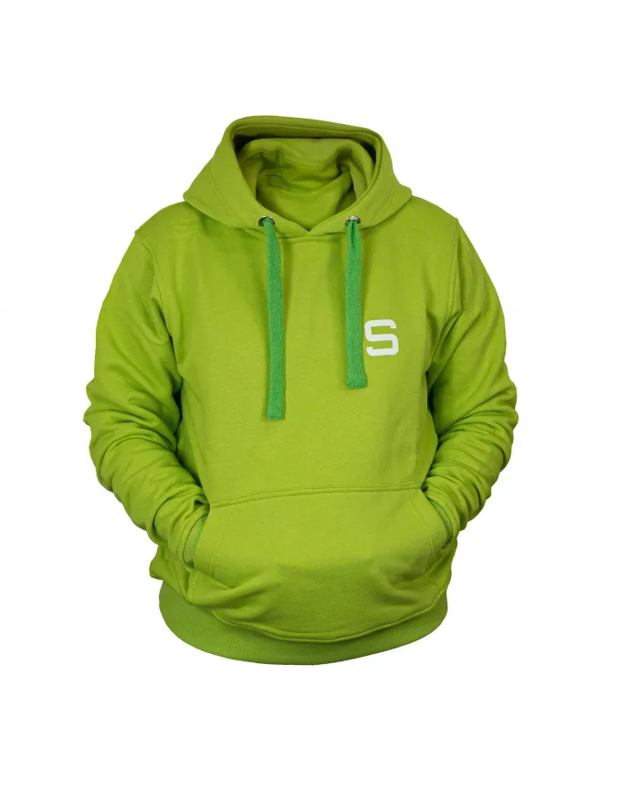 Bluza damska SIVER z kapturem rozmiar XS/S kolor zielony/limonkowy