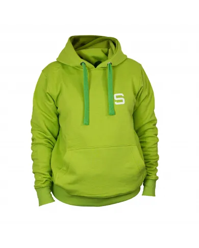 Bluza damska SIVER z kapturem rozmiar XS/S kolor zielony/limonkowy