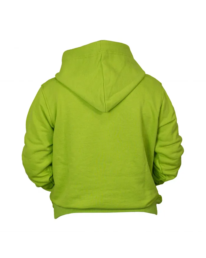 Bluza damska SIVER z kapturem rozmiar XS/S kolor zielony/limonkowy