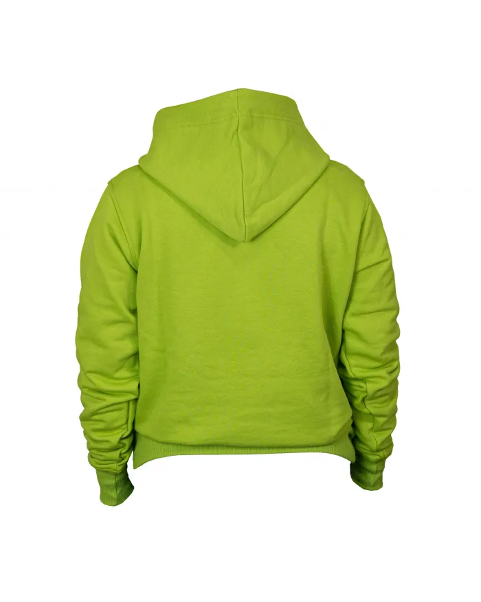 Bluza damska SIVER z kapturem rozmiar XS/S kolor zielony/limonkowy