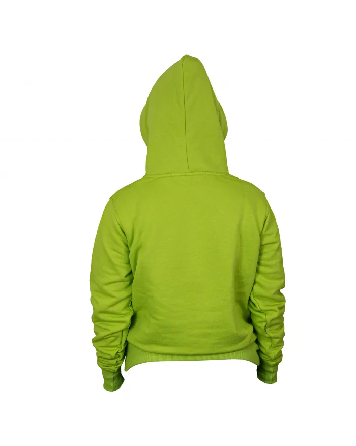 Bluza damska SIVER z kapturem rozmiar XS/S kolor zielony/limonkowy