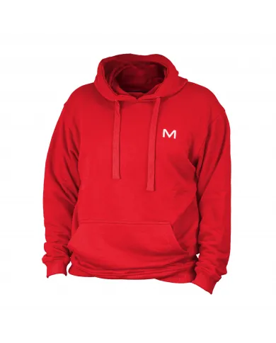 Bluza męska MOTUS z kapturem rozmiar M/L kolor czerwony