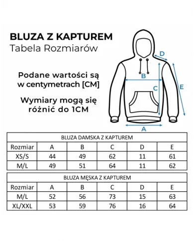 Bluza męska SIVER z kapturem rozmiar XL/XXL kolor czarny