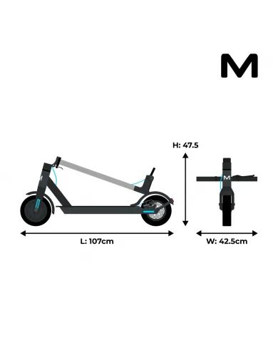 Hulajnoga elektrycza Motus Scooty 8.5 | Moc 350W | Bateria 7.8Ah