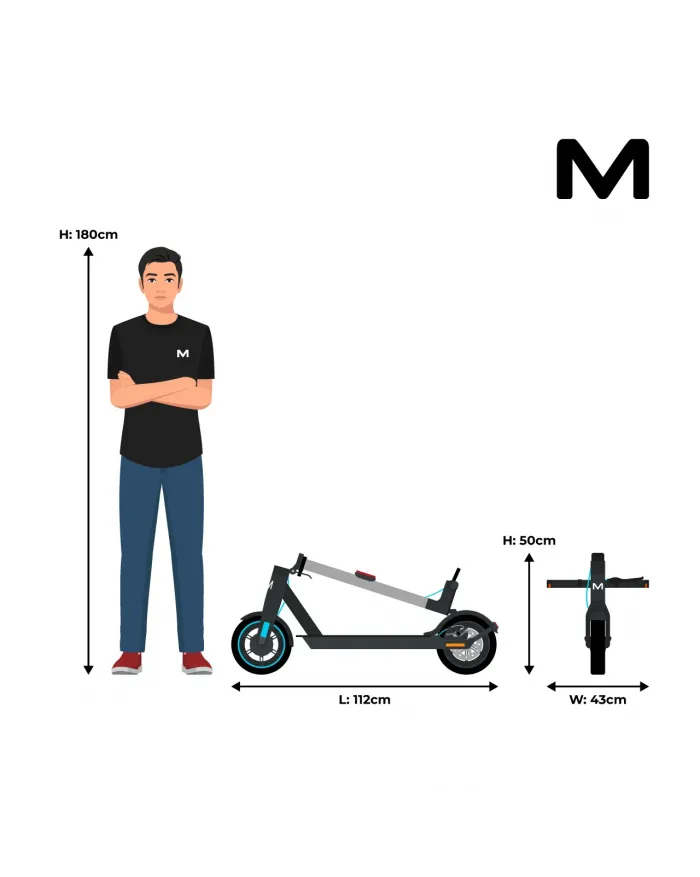 Hulajnoga elektryczna Motus Scooty 10 LITE 2023 - 350W, 12.5kg