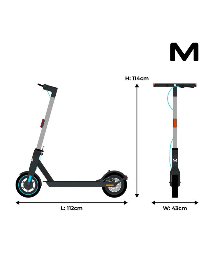 Hulajnoga elektryczna Motus Scooty 10 LITE 2023 - 350W, 12.5kg