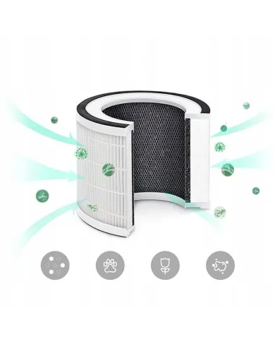 Oczyszczacz powietrza Kiano Cami filtr wstępny, węglowy i HEPA 13 smart