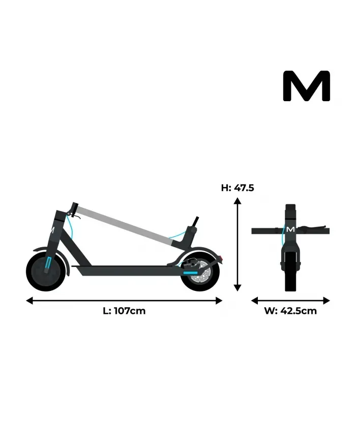 OUTLET Hulajnoga elektryczna Motus Scooty 8.5 350W 25km/h [B]