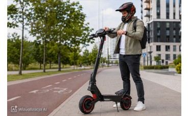 Mocna hulajnoga elektryczna a przepisy. Czy 1000 W i 2000 W jest legalne?