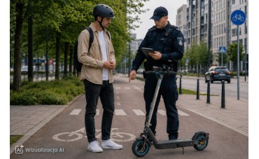 Policja nasila kontrole hulajnóg elektrycznych. Co sprawdzają funkcjonariusze w 2026 roku?