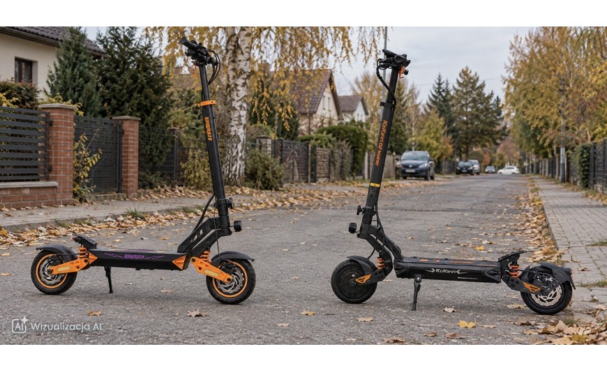 KuKirin G2 Master vs Kamikaze K1 Max – porównanie pojazdów elektrycznych. Który model wybrać?
